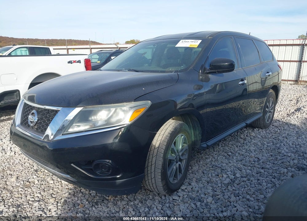 2013 NISSAN PATHFINDER S VIN: 5N1AR2MN8DC633888