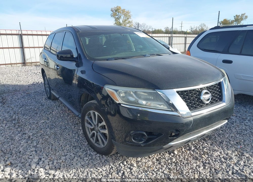 2013 NISSAN PATHFINDER S VIN: 5N1AR2MN8DC633888