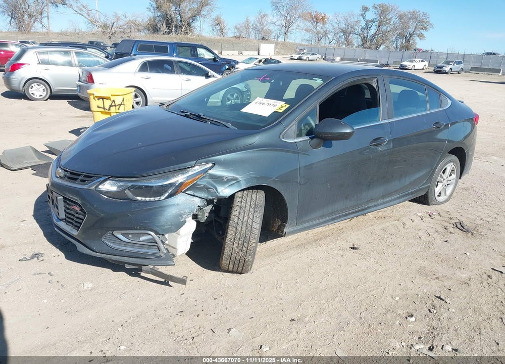 2018 CHEVROLET CRUZE LT AUTO VIN: 1G1BE5SM8J7144954