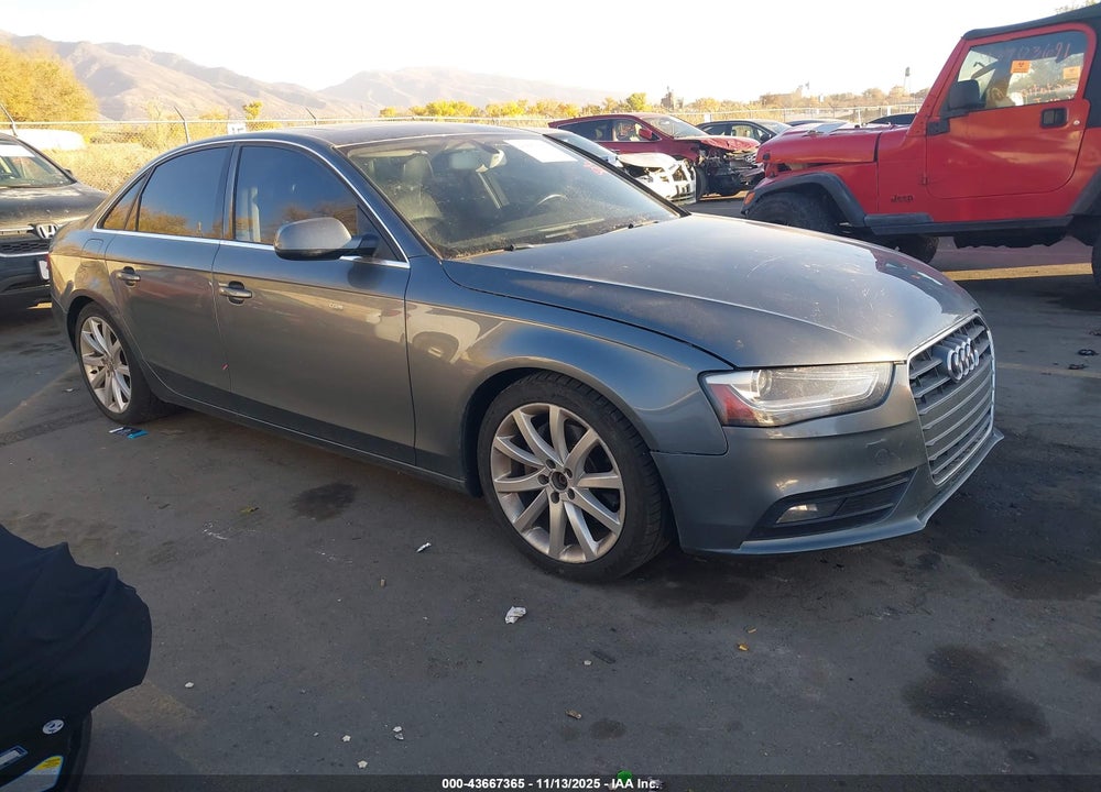 2013 AUDI A4 2.0T PREMIUM VIN: WAUEFBFL6DN023287