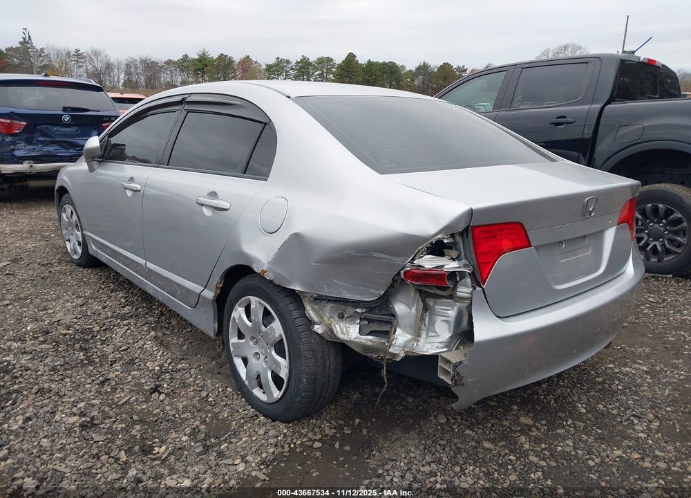 2007 HONDA CIVIC LX VIN: 2HGFA16537H314524