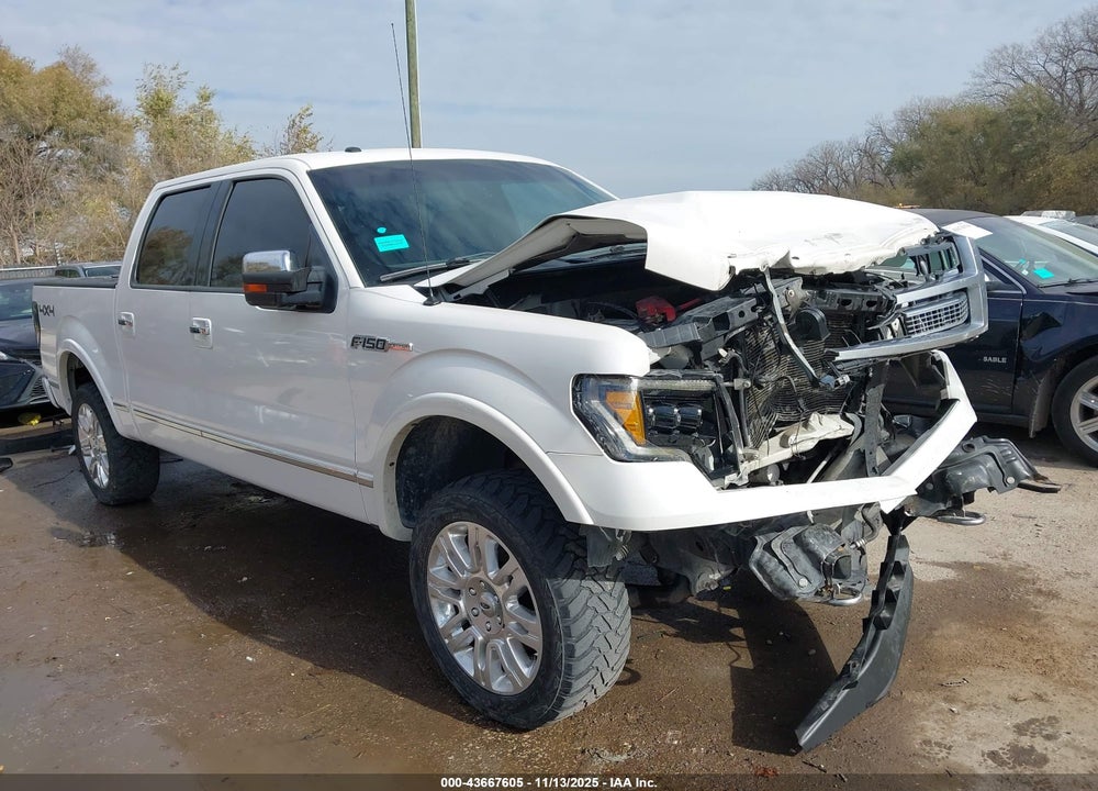 2011 FORD F-150 PLATINUM VIN: 1FTFW1EF9BFA06780