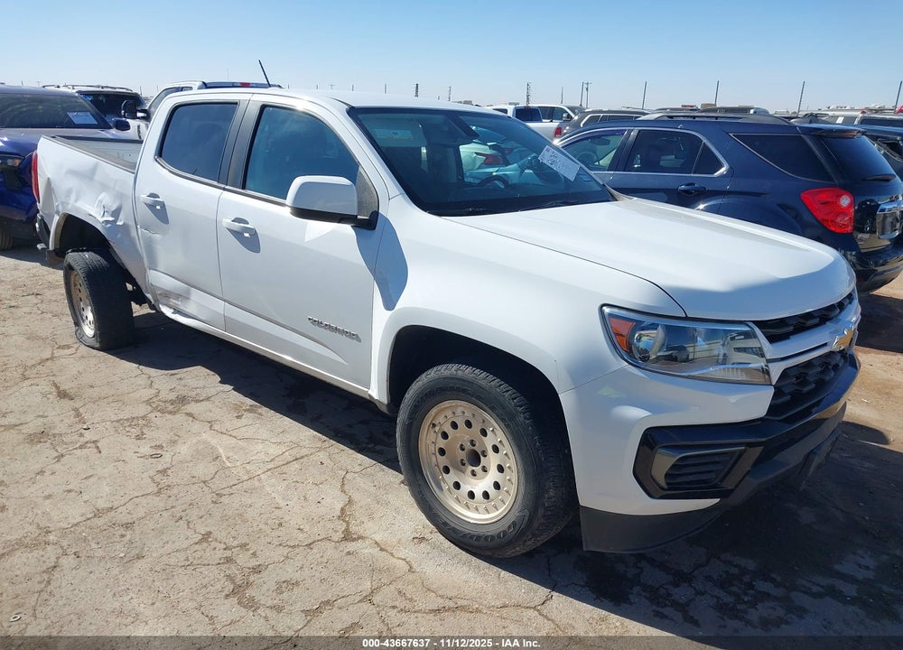 2022 CHEVROLET COLORADO 2WD  SHORT BOX LT VIN: 1GCGSCEN7N1120491