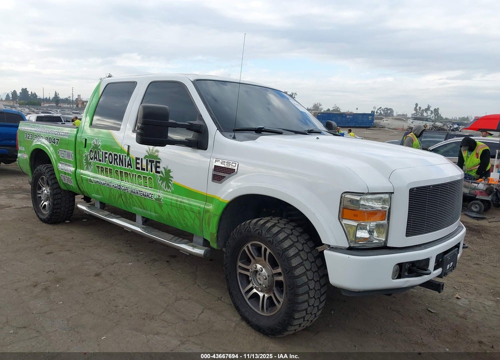 2008 HARLEY-DAVIDSON FORD F-250 FX4//KING RANCH/LARIAT/XL/XLT VIN: 1FTSW21R78EB93813