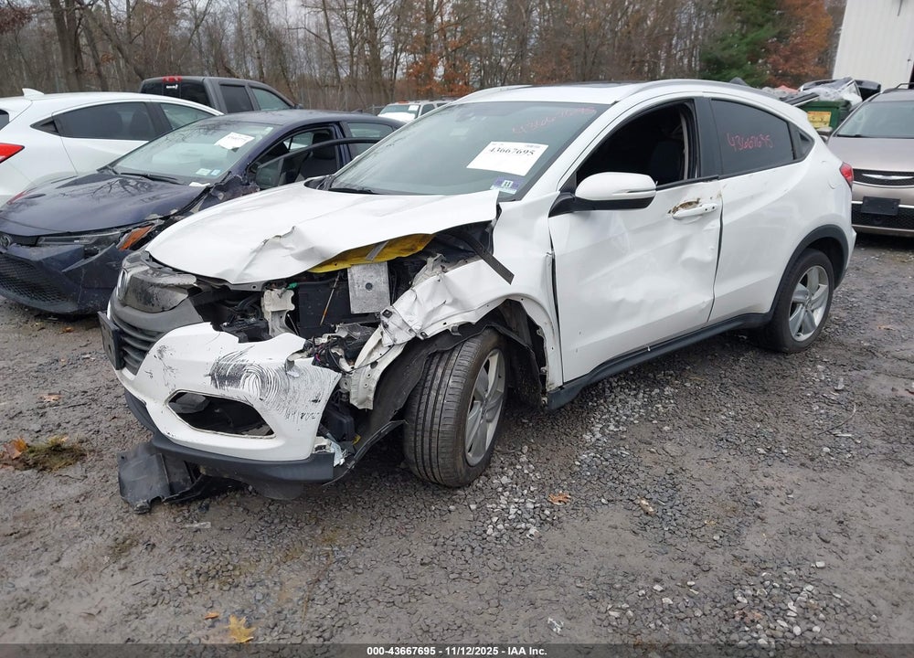 2019 HONDA HR-V EX-L VIN: 3CZRU6H72KM723178