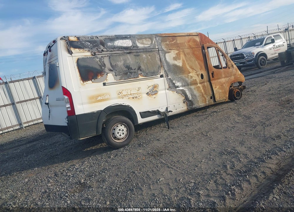 2023 RAM PROMASTER 2500 HIGH ROOF 159 WB VIN: 3C6LRVDG6PE598420
