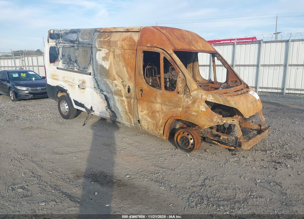 2023 RAM PROMASTER 2500 HIGH ROOF 159 WB VIN: 3C6LRVDG6PE598420