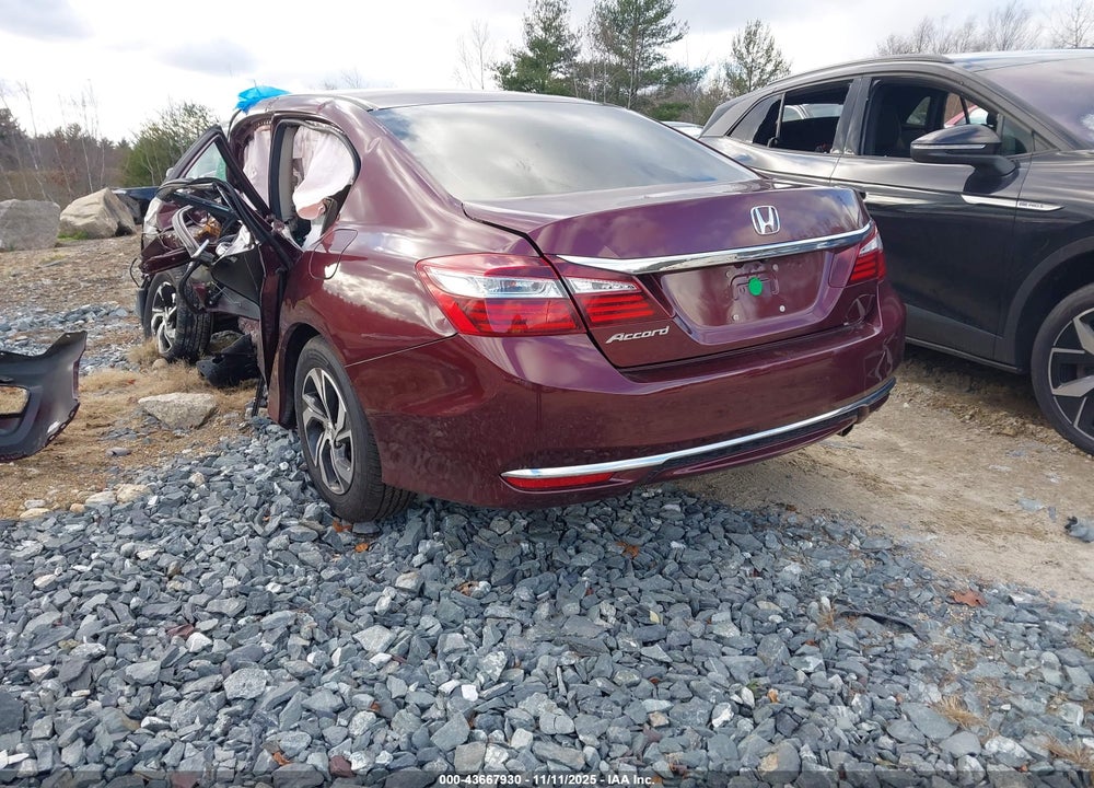 2016 HONDA ACCORD LX VIN: 1HGCR2F35GA086783
