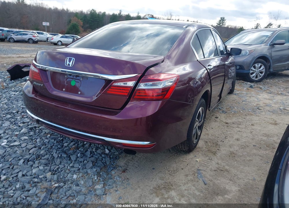 2016 HONDA ACCORD LX VIN: 1HGCR2F35GA086783