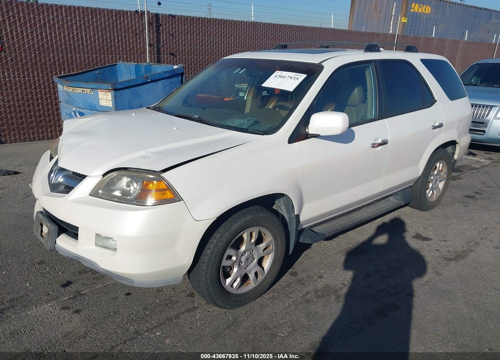 2005 ACURA MDX VIN: 2HNYD18805H543126