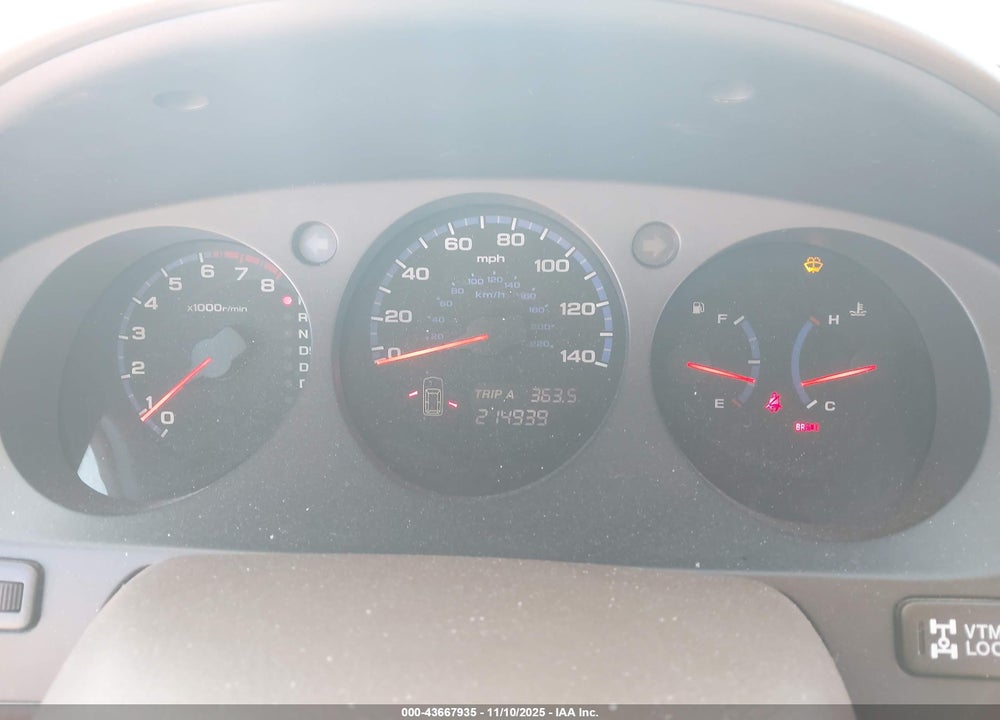 2005 ACURA MDX VIN: 2HNYD18805H543126
