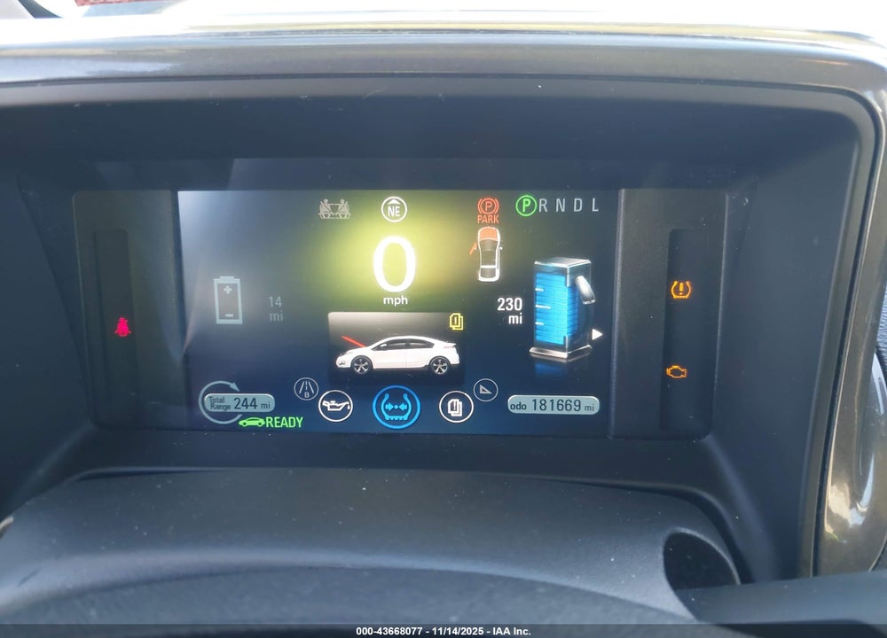 2012 CHEVROLET VOLT VIN: 1G1RD6E49CU101716