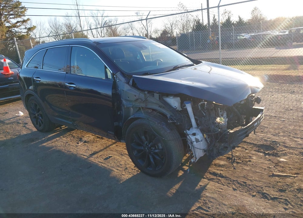 2020 KIA SORENTO 3.3L EX VIN: 5XYPHDA5XLG666726