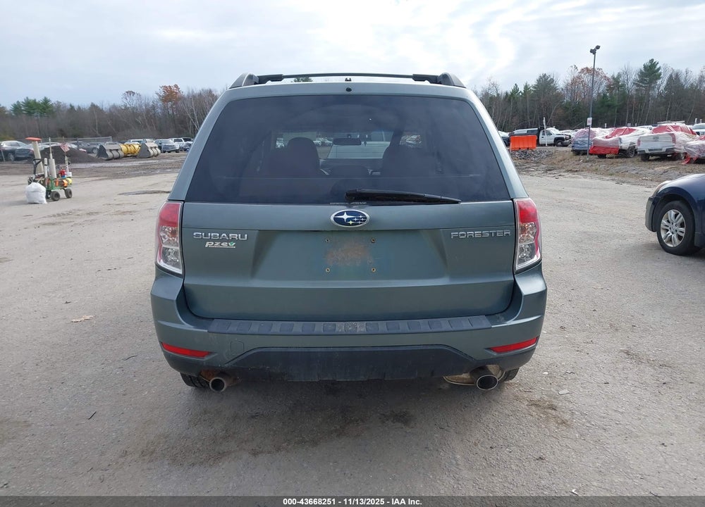 2009 SUBARU FORESTER 2.5X VIN: JF2SH63649H737562
