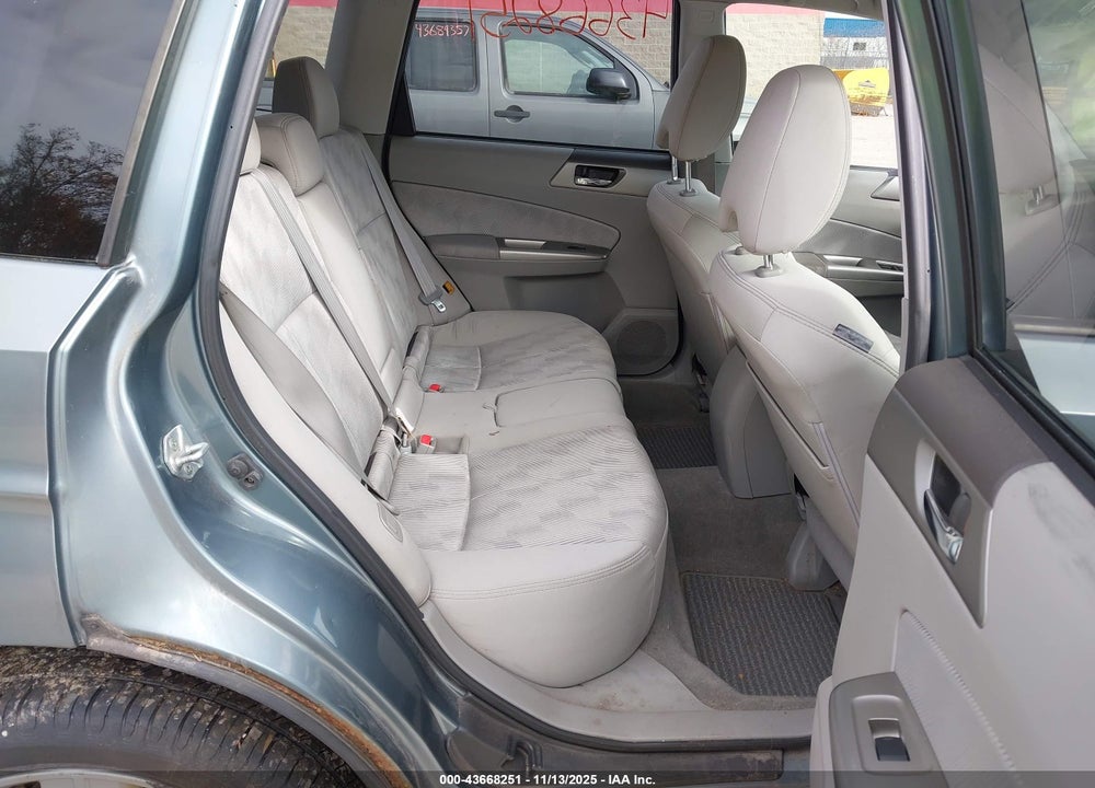 2009 SUBARU FORESTER 2.5X VIN: JF2SH63649H737562