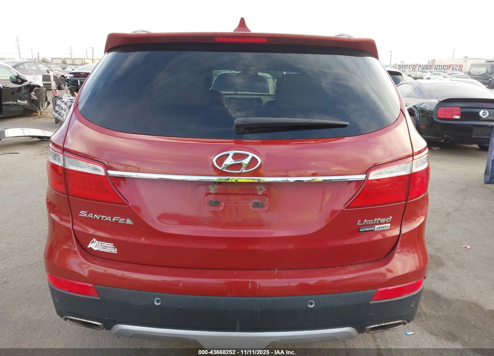 2015 HYUNDAI SANTA FE LIMITED VIN: KM8SRDHF0FU126130