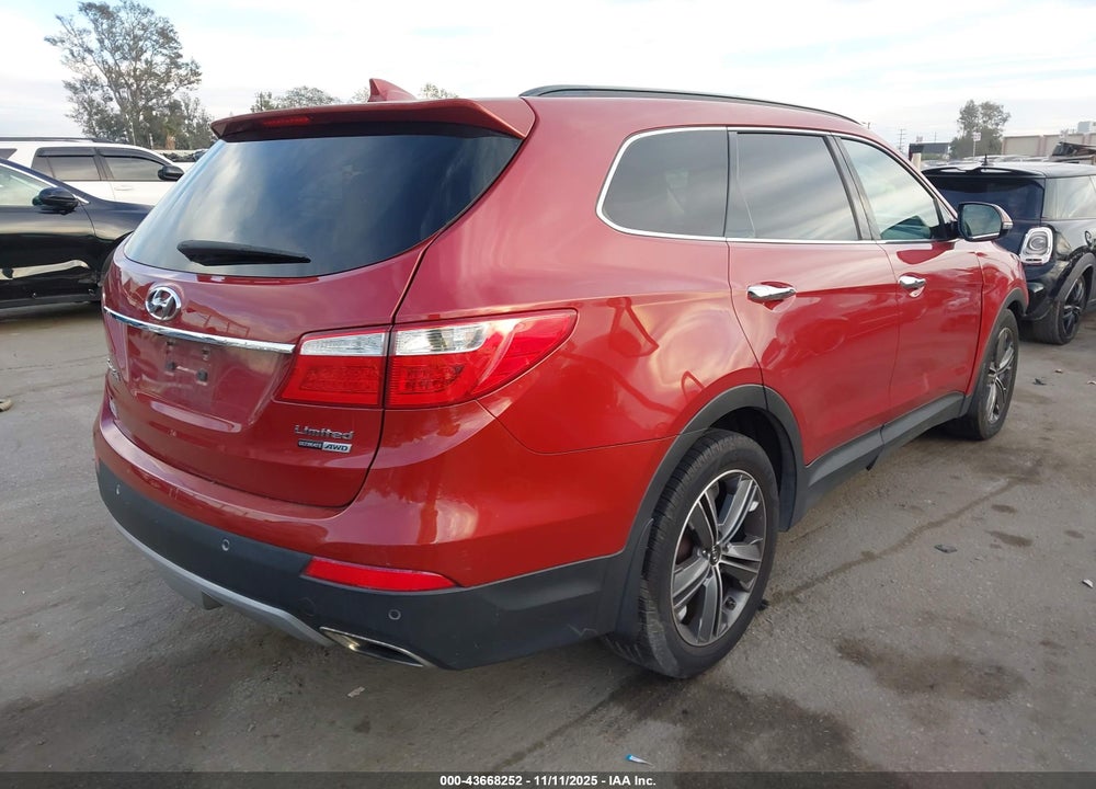 2015 HYUNDAI SANTA FE LIMITED VIN: KM8SRDHF0FU126130