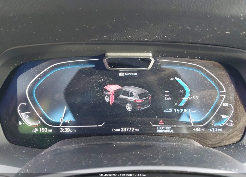 2022 BMW X5 PHEV XDRIVE45E VIN: 5UXTA6C09N9L13543