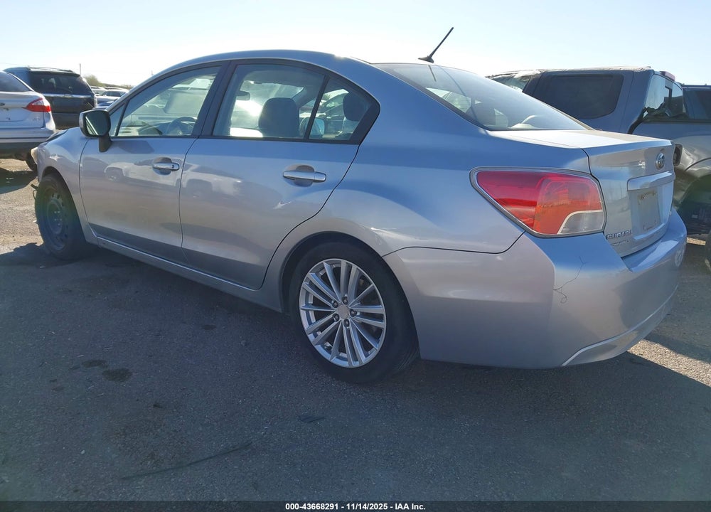 2012 SUBARU IMPREZA 2.0I PREMIUM VIN: JF1GJAD68CH008035