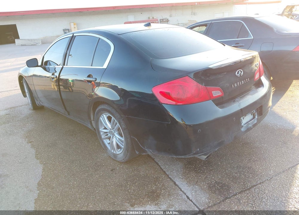 2011 INFINITI G37 JOURNEY VIN: JN1CV6APXBM500257
