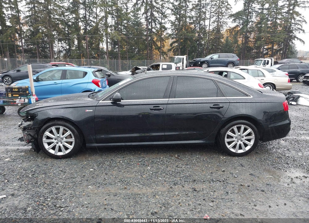 2013 AUDI A6 3.0T PREMIUM VIN: WAUHGAFC0DN009289