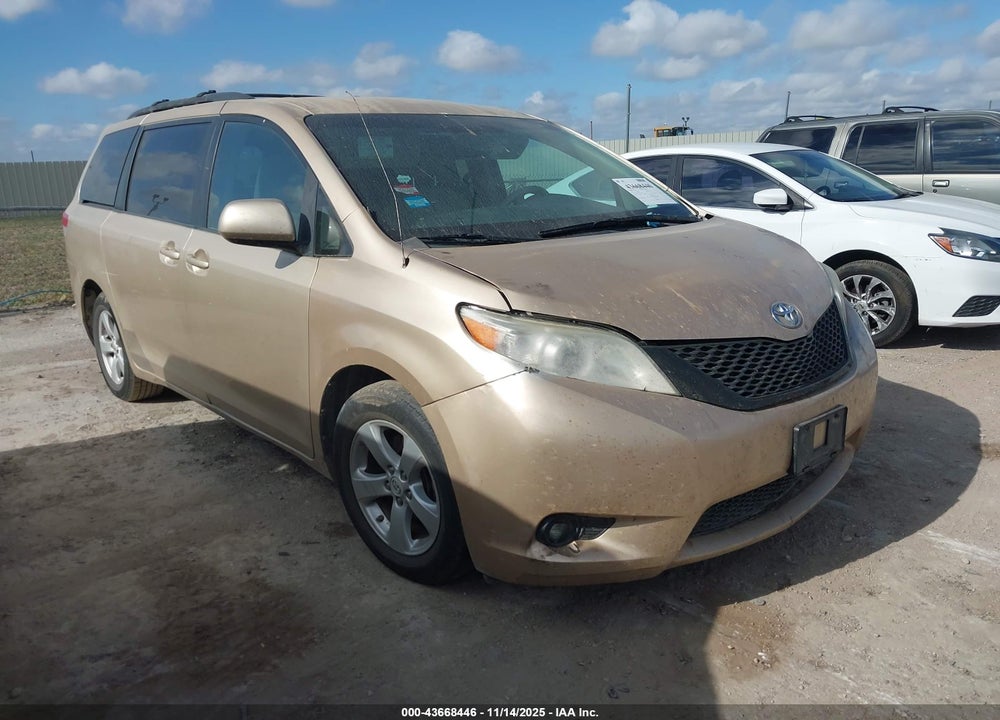 2011 TOYOTA SIENNA LE V6 VIN: 5TDKK3DC2BS115014