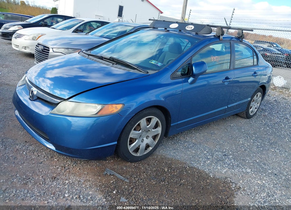2006 HONDA CIVIC LX VIN: 1HGFA16526L126725