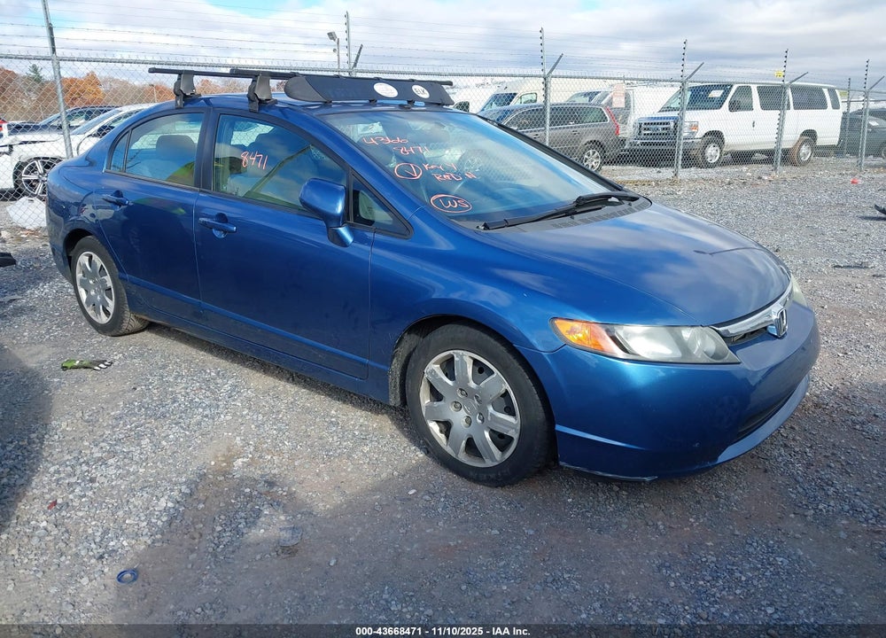 2006 HONDA CIVIC LX VIN: 1HGFA16526L126725