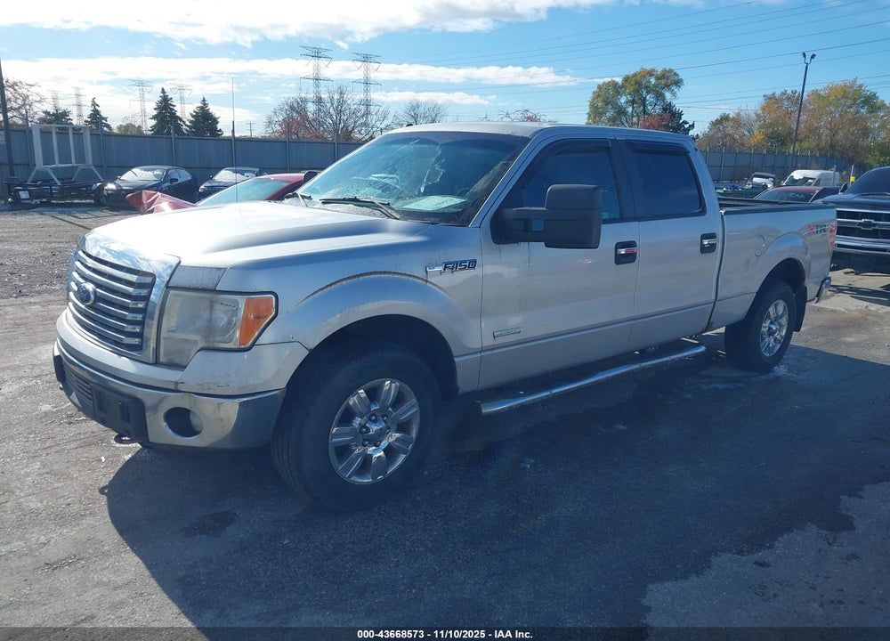 2012 FORD F-150 XLT VIN: 1FTFW1ET9CFA63813