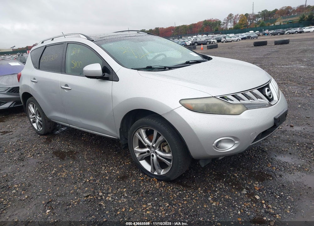 2009 NISSAN MURANO LE VIN: JN8AZ18W39W120799