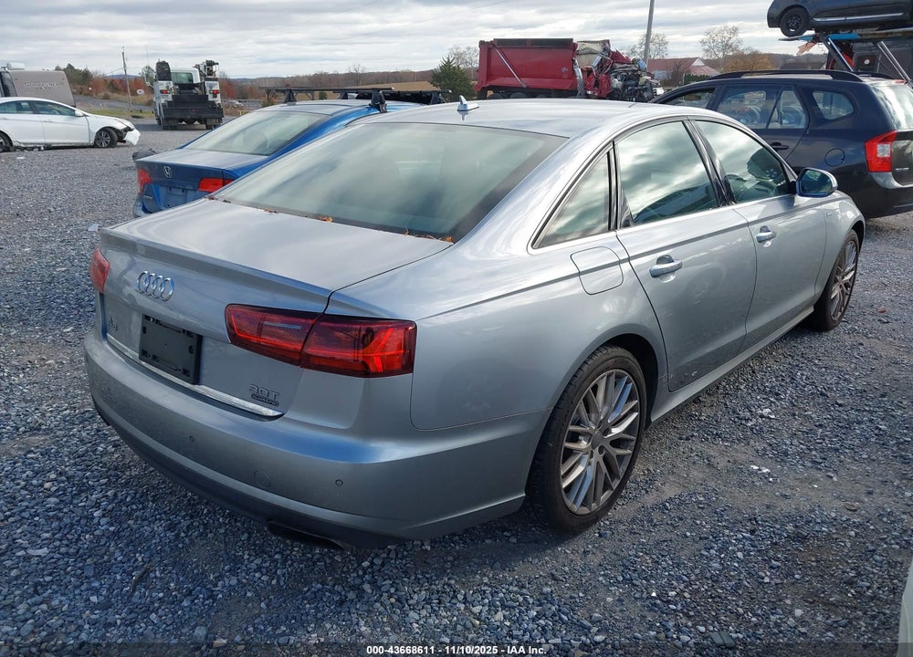 2016 AUDI A6 VIN: WAUHGAFC9GN072105