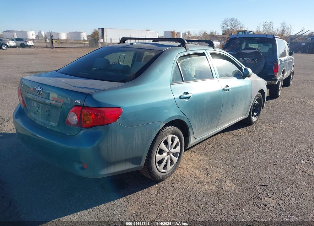2009 TOYOTA COROLLA LE VIN: JTDBL40E199093297