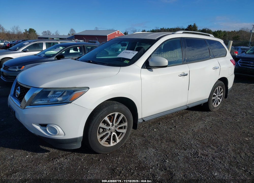2013 NISSAN PATHFINDER SV VIN: 5N1AR2MN2DC671200