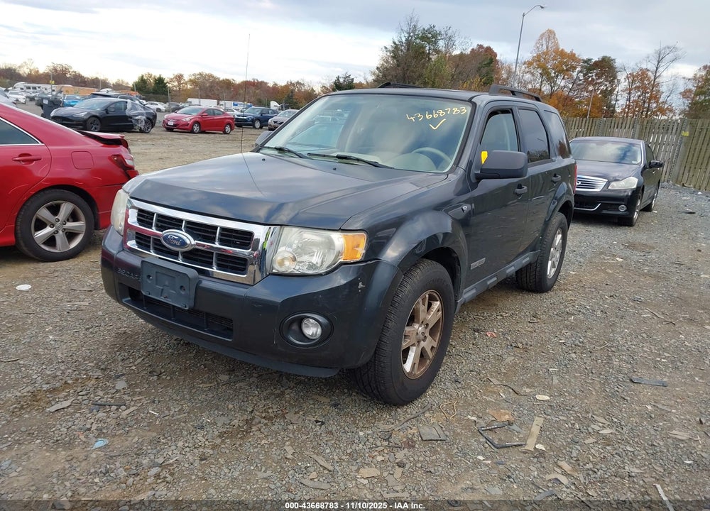 2008 FORD ESCAPE XLT VIN: 1FMCU031X8KA75936