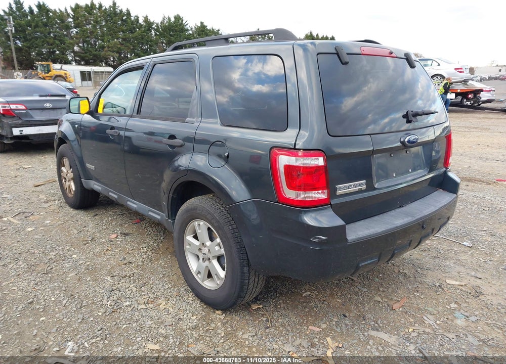 2008 FORD ESCAPE XLT VIN: 1FMCU031X8KA75936