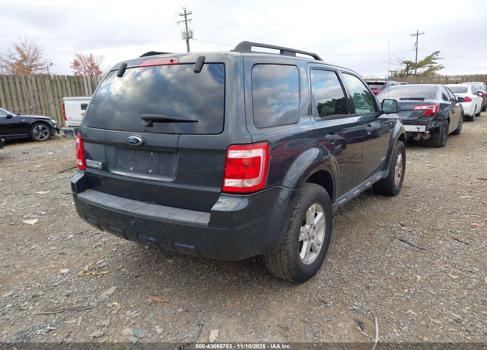 2008 FORD ESCAPE XLT VIN: 1FMCU031X8KA75936