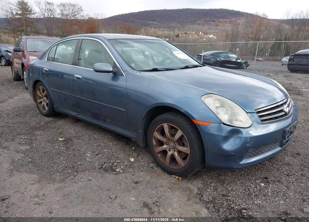 2006 INFINITI G35X VIN: JNKCV51F06M605540