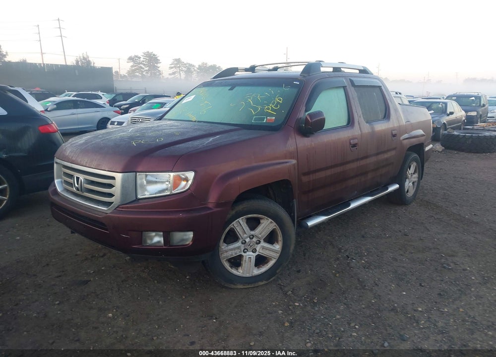 2012 HONDA RIDGELINE VIN: 5FPYK1F55CB460340