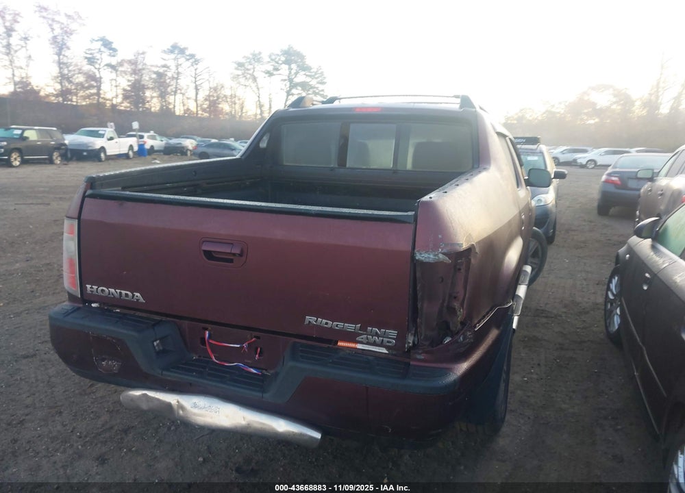 2012 HONDA RIDGELINE VIN: 5FPYK1F55CB460340