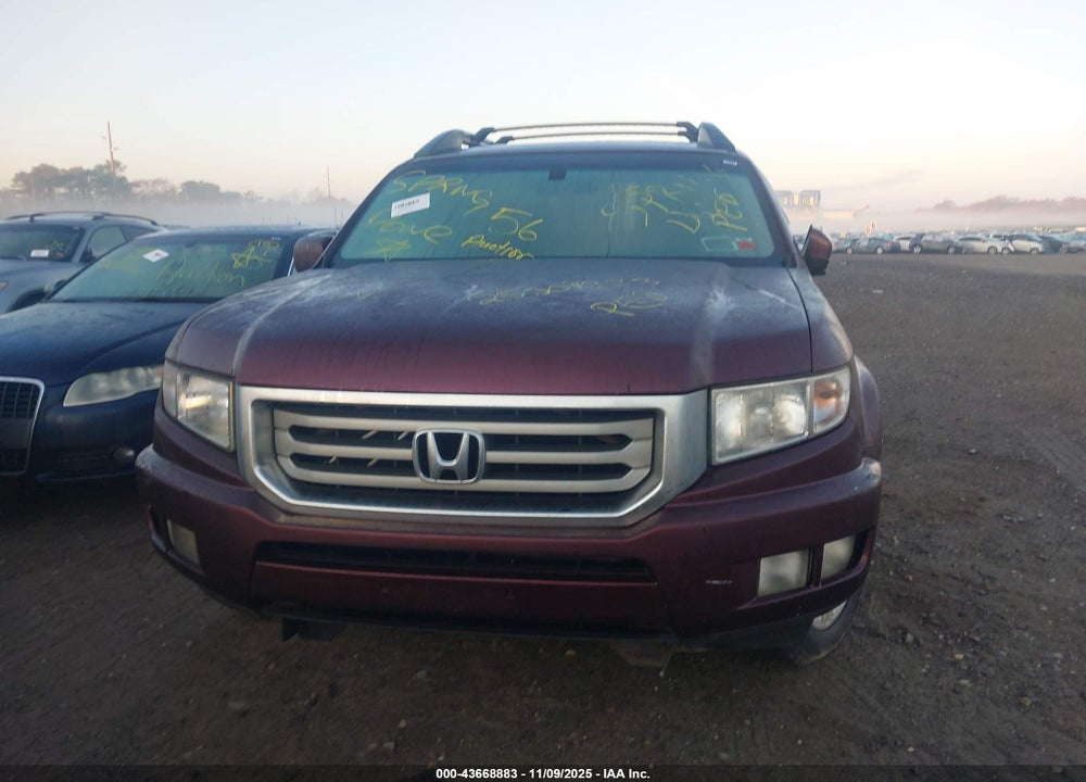 2012 HONDA RIDGELINE VIN: 5FPYK1F55CB460340