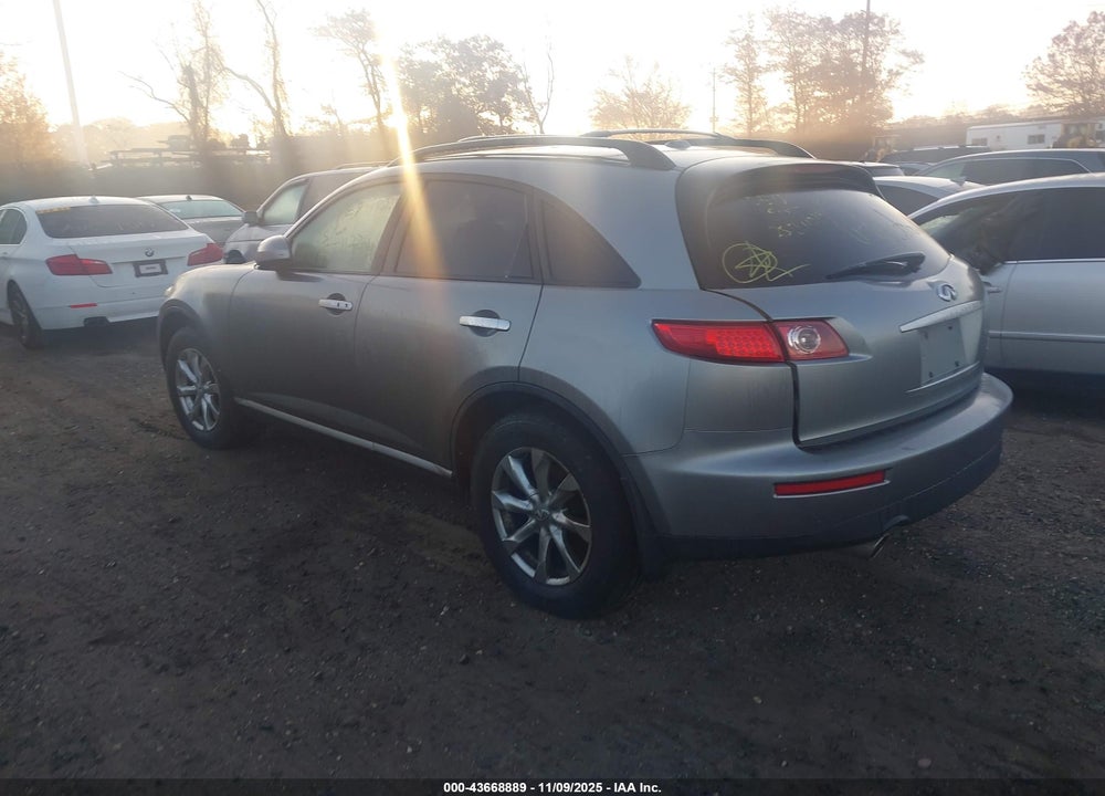2008 INFINITI FX35 VIN: JNRAS08W38X207640