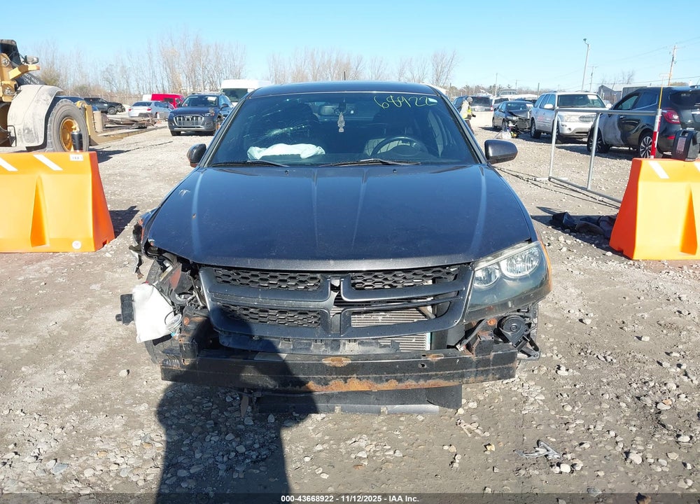 2014 DODGE AVENGER SXT VIN: 1C3CDZCB2EN222864