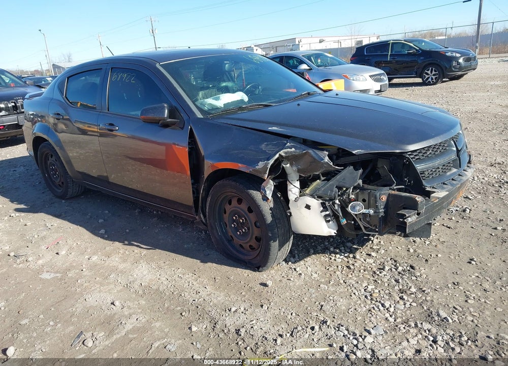 2014 DODGE AVENGER SXT VIN: 1C3CDZCB2EN222864