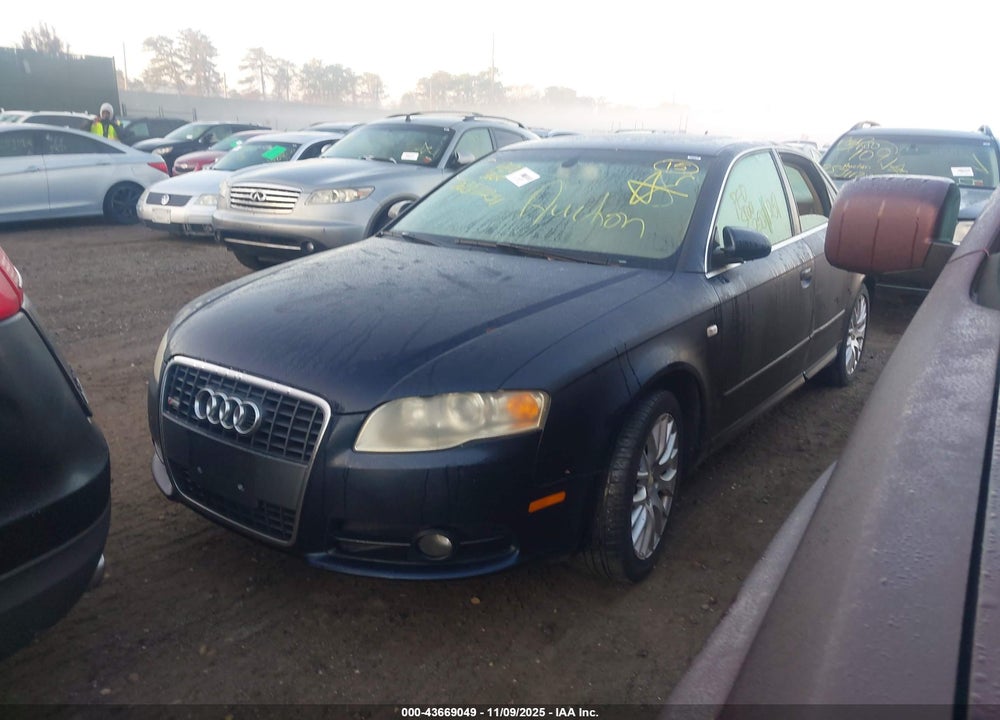 2008 AUDI A4 VIN: WAUDF78E58A148852