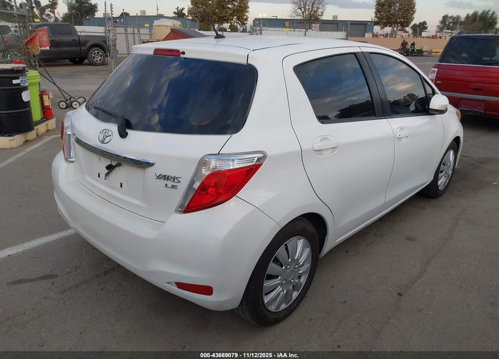 2013 TOYOTA YARIS VIN: JTDKTUD38DD545308