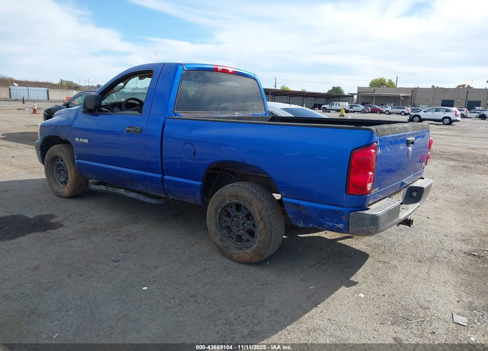 2008 DODGE RAM 1500 ST/SXT VIN: 1D7HA16K38J221036
