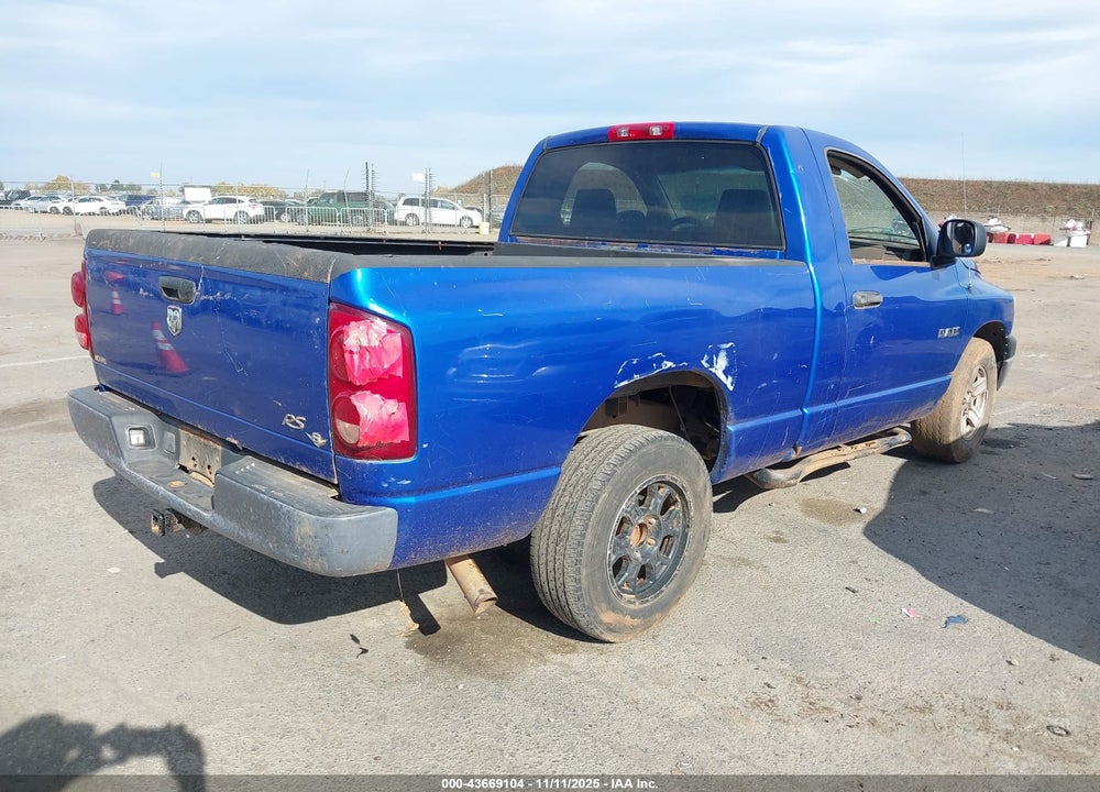 2008 DODGE RAM 1500 ST/SXT VIN: 1D7HA16K38J221036