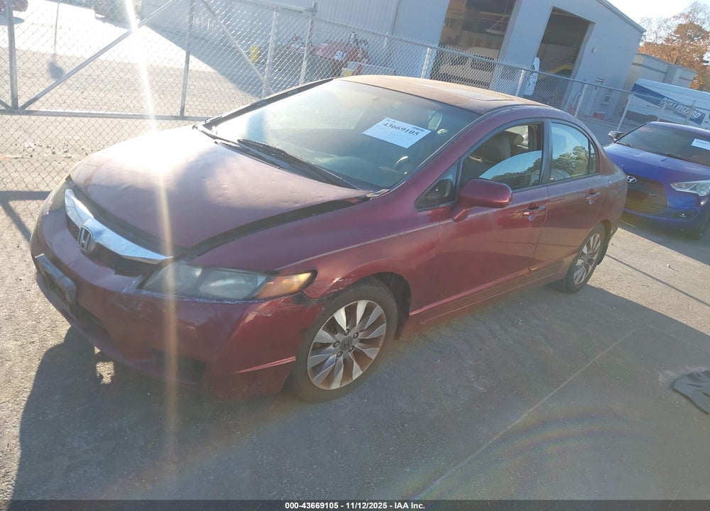 2009 HONDA CIVIC EX-L VIN: 2HGFA16979H504140