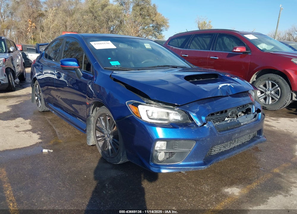 2015 SUBARU WRX LIMITED VIN: JF1VA1J68F8821293
