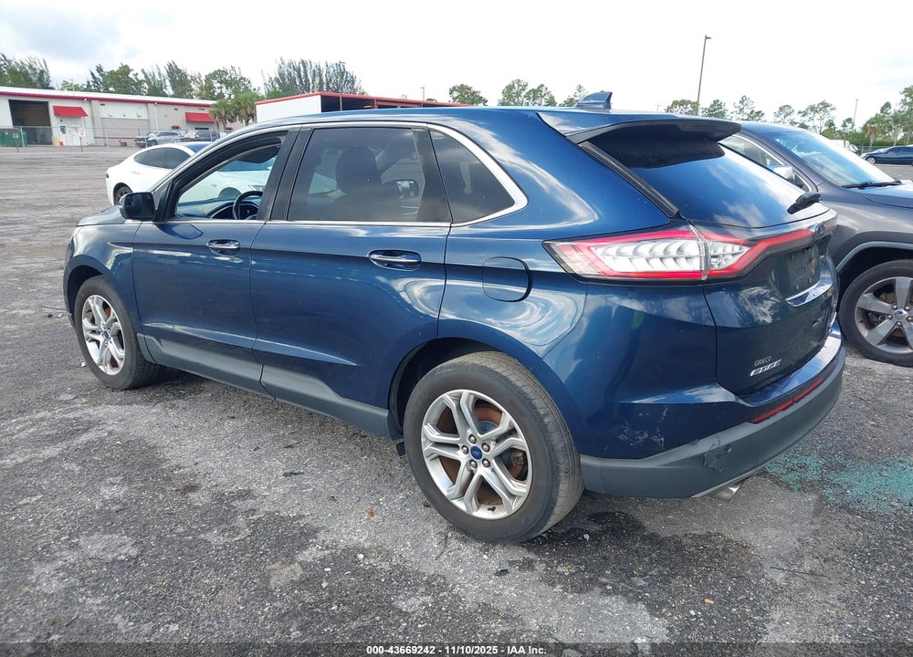 2017 FORD EDGE TITANIUM VIN: 2FMPK4K97HBB97668